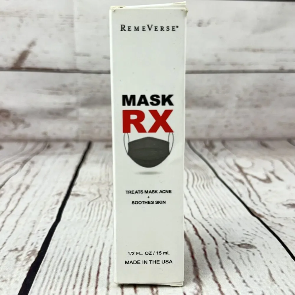 RemeVerse Mask RX - Treats & Prevents Maskne, Acne Prone Skin, Aloe Vera Scent